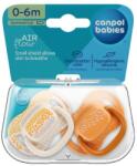 Canpol babies Canpol babies, Mountains, suzeta din silicon, simetrica, galben, 0-6 luni