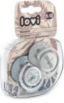 LOVI Lovi, Botanic Boy, suzeta dinamica din silicon, 6-18 luni, 2 buc