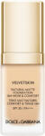 Dolce&Gabbana Velvet Skin Natural Matte Foundation Spf 30 - vince - 256,99 RON