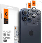 Spigen iPhone 14 Pro / 14 Pro Max / 15 Pro / 15 Pro Max / 16 Pro / 16 Pro Max Kameravédő Üvegfólia - Spigen Glas. tR EZ Fit Optik Pro - Kék-Titán x 2 db (AGL07164)