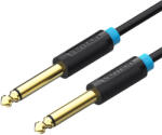 Vention Cablu audio Vention BAABD, 2x Jack 6.35mm tata, 50cm, Negru (056172)