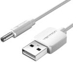 Vention Cablu pentru incarcare Vention CEXWF, USB/DC 3.5mm, 2A, 1m, Alb (056208)