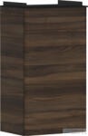 Hansgrohe XELU Q 34x24, 5 cm-es 1 ajtós fali szekrény matt fekete fogantyúval, jobbos, sötét dió 54018670 (54018670)