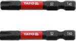 TOYA T40x50mm 2db impact bitfej ütvecsavarozókhoz YT-78057 (YT-78057)