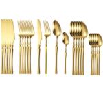 HARAHU MO-26410 24 darabos evőeszközkészlet - Arany KP26410