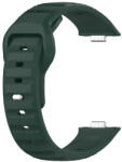 BSTRAP Silicone szíj Huawei Watch Fit 3, dark green
