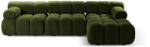 Micadoni Coltar modular Bellis cu 3 module si tapiterie boucle, verde (MIC_SET5R_213_F1_BELLIS5)
