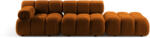 Micadoni Canapea modulara Bellis cu 3 module si tapiterie boucle, caramida (MIC_SET3L_213_F1_BELLIS7) Canapea