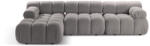 Micadoni Coltar modular Bellis cu 3 module si tapiterie boucle, gri deschis (MIC_SET5L_213_F1_BELLIS3)