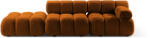 Micadoni Canapea modulara Bellis cu 3 module si tapiterie boucle, caramida (MIC_SET3R_213_F1_BELLIS7) Canapea
