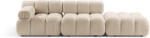 Micadoni Canapea modulara Bellis cu 3 module si tapiterie boucle, bej deschis (MIC_SET3L_213_F1_BELLIS1) Canapea
