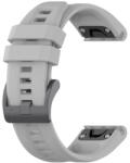 BSTRAP Silicone Carson szíj Garmin Fenix 5s / 5s Plus / 6s / 6s Pro / 7s / 8 43mm, gray