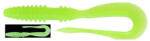 Keitech Mad Wag Mini 2.5" / #026 - Clear Chartreuse Glow twiszter