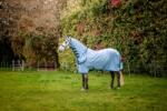 Horseware Ireland Amigo Ripstop Hoody Azure Blue/Navy & Electric Blue - 140 cm