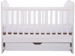 Eurogloria Patut eurogloria como cu sertar - alb + saltea cocos confort 120 x 60 x 12 cm - bekid