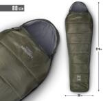 PENTAGON Cocoon 10C sac de dormit, gri închis (D19021.06E-RAL7013) Sac de dormit