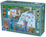 D-Toys - Puzzle Cartoon Collection - Niagara Falls - 1 000 piese
