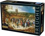 D-Toys - Puzzle Brueghel: The Marriage Procession - 1 000 piese