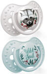 LOVI Suzetă dinamică din silicon WILD SOUL 0-3m 2pcs băiat
