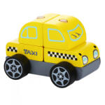 Cubika 13159 Taxi auto - puzzle din lemn 5 piese