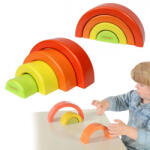 Masterkidz Rainbow Puzzle din lemn