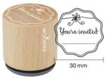 Woodies Pecsételő, Woodies, 3 cm - You're invited