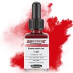 Schmincke AERO COLOR Professional retuspisztoly festék, 28 ml - 301, red madder dark