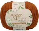 Schachenmayr Horgolófonal, Anchor Organic Cotton, 50 g, vegán - 00309 karamell