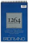 Fedrigoni 1264 fekete rajztömb, 200 g - A3, felül spirálos