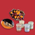 EFCO Tűzzománc zománcpor, 45 g - fedő bíbor