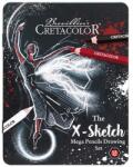 CRETACOLOR X-Sketch Mega rajz-és vázlatceruza készlet, 12 db