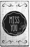 Woodies Pecsételő, Woodies, Vintage, 4x6 cm - Miss you