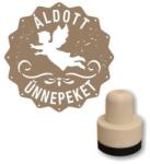 Flornatura Pecsételő, kerek, 3 cm - Foam bélyegző - Áldott ünnepeket