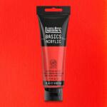 Liquitex Basics akrilfesték, 118 ml - 510, cadmium red light hue