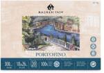 Fedrigoni Magnani Portofino akvarelltömb, 100% pamut, 300 g, 18x26 cm, 20 lap, sima