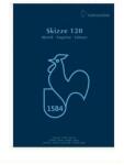 Hahnemühle Skizze 120 rajz- és vázlattömb, 120 g, 50 lap - A5, ragasztott