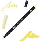 Tombow abt dual brush pen kétvégű filctoll - 090, lemon cream