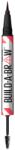 Maybelline Marker de sprancene si gel de fixare 2 in 1 259 Ash Brown Build a Brow, 1.4g, Maybelline