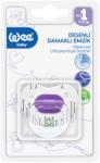 Wee Baby Suzeta din silicon ortodontica cu desen nr. 1, 1 bucata, Wee Baby