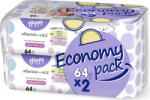Bella Baby Servetele umede Happy cu vitamina E si alantoina, 2 x 64 bucati, Bella Baby