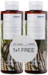 KORRES Pachet Forest Cedar Gel de dus, 2x250ml, Korres