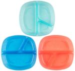 Dr. Brown's Set farfurii compartimentate, 3 bucati, Dr. Brown's