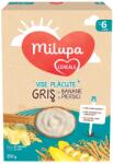 Milupa Cereale Vise Placute Gris cu banana si piersica, 250g, Milupa