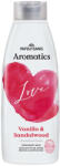 Papoutsanis Gel de dus 100% vegan cu parfum de vanilie si lemn de santal Love, 600ml, Aromatics