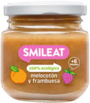 Smileat Piure din piersici si zmeura Bio +6 luni, 130g, Smileat