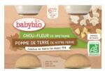 BabyBio Piure de conopida si cartofi Bio, 2 x 130g, BabyBio