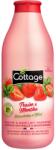 Cottage Gel de dus si lapte de baie cu extract de capsuni si menta, 750ml, Cottage