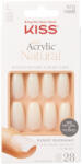 Kiss Unghii false Salon Acrylic Strong Enough Long Coffin, 28 bucati, Kiss