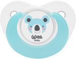 Wee Baby Set suzete din silicon cu forma ortodontica nr. 2, 2 bucati, Wee Baby