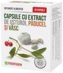 Parapharm Bano cu extract de Usturoi cu Paducel si Vasc, 30 capsule, Parapharm